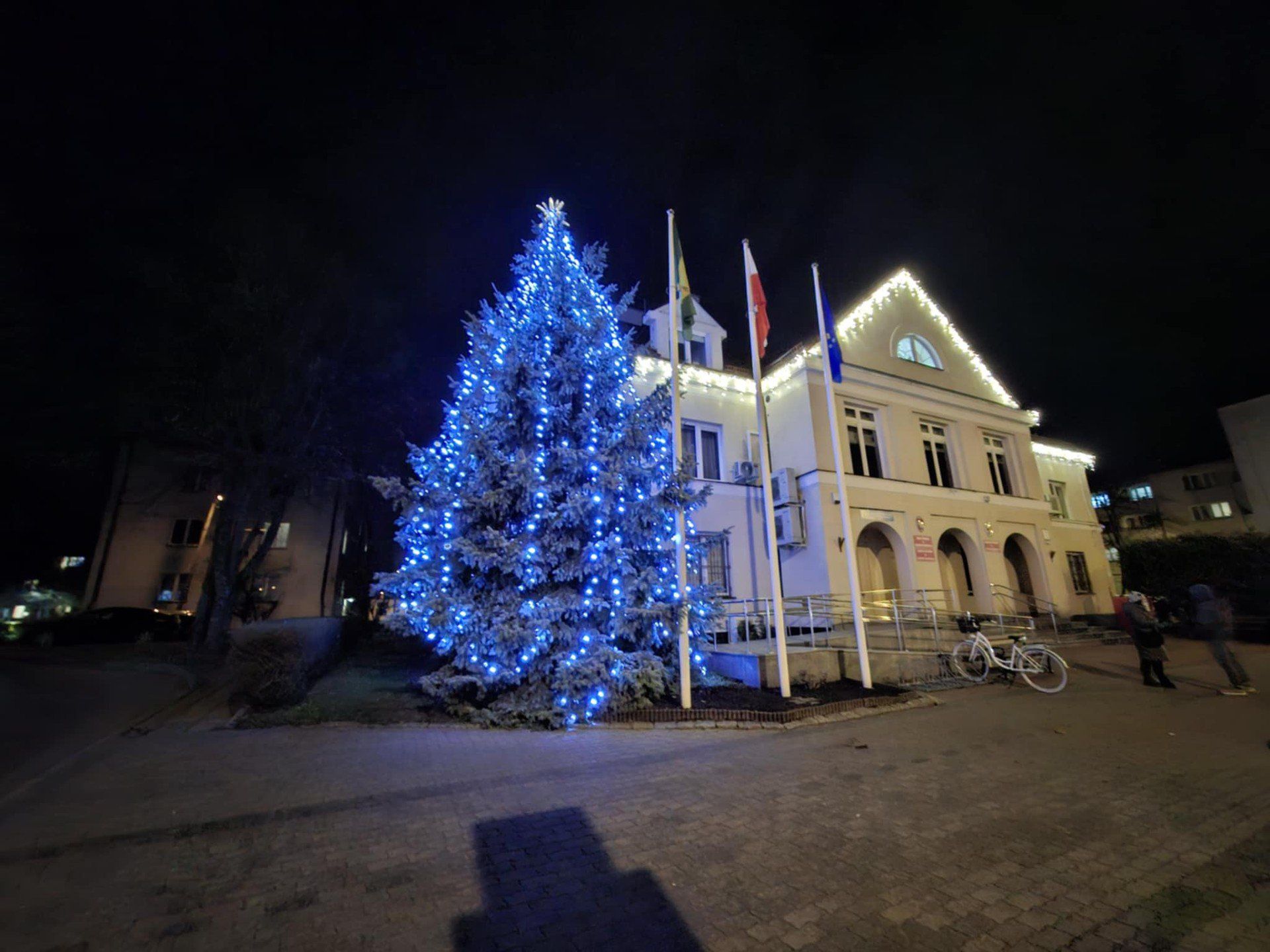 Iluminacje świąteczne w Ostrowi Mazowieckiej w 2024 roku