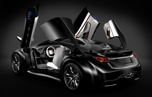 Peugeot Shine koncept - Piotr Czyżewski