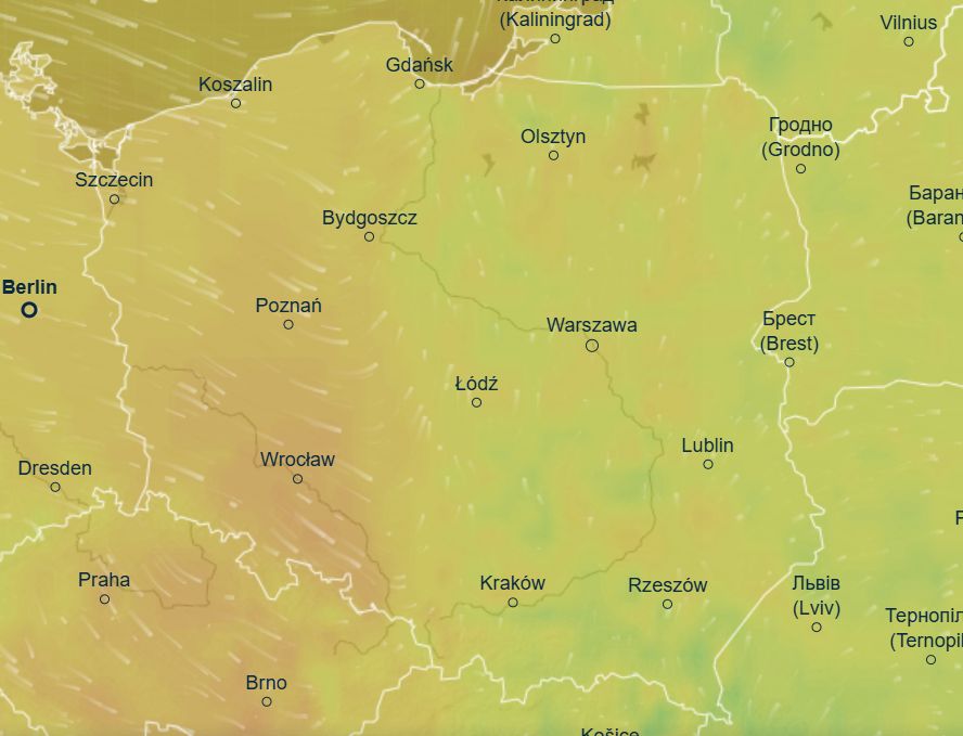 Mokry front przyniesie ochodzenie