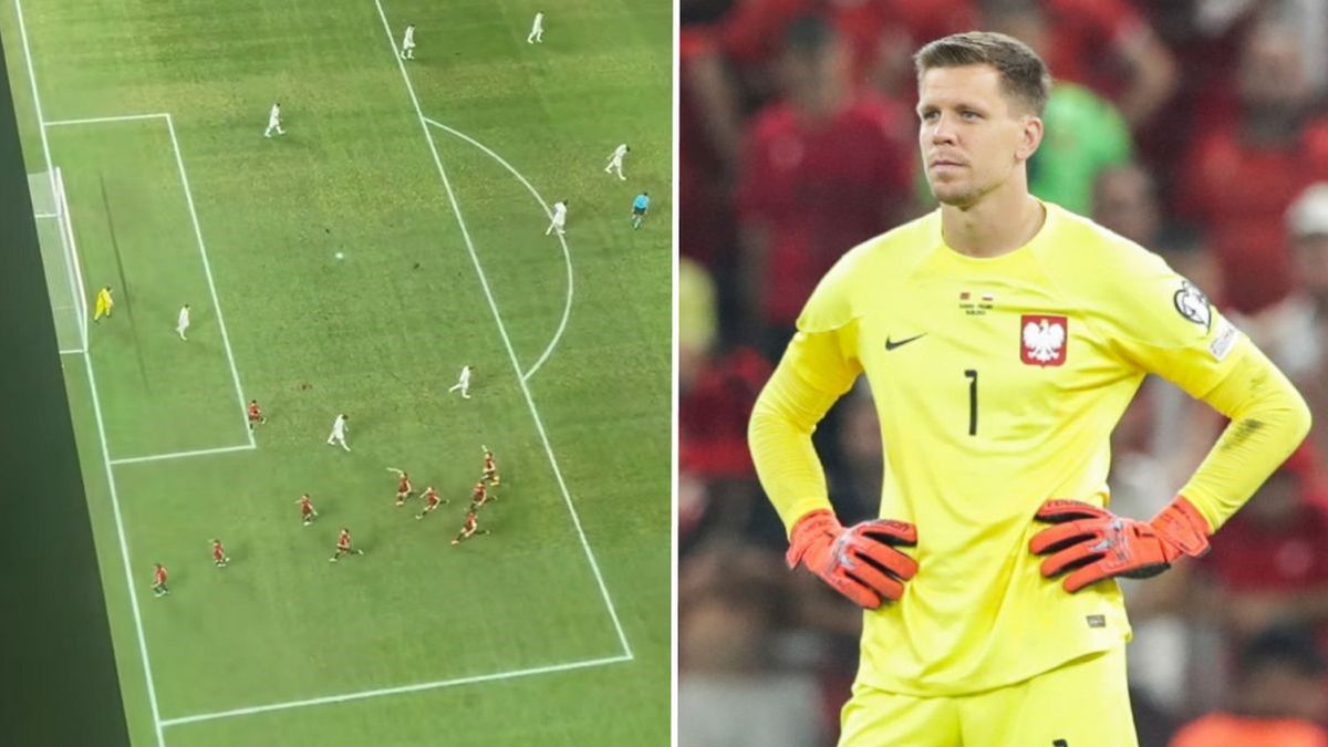 Niecodzienny widok na mecz Albanii z Polską