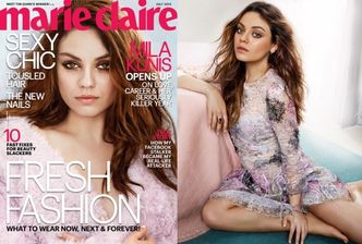 Zmęczona Kunis w nowym Marie Claire!