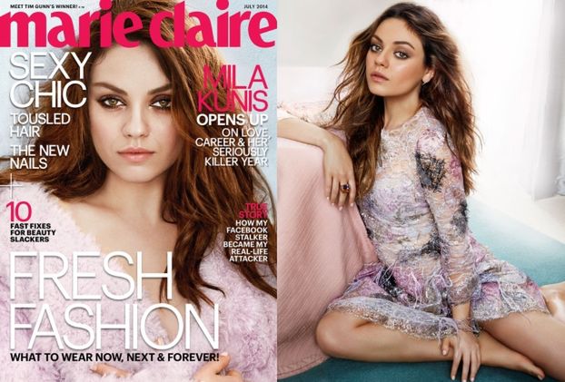 Zmęczona Kunis w nowym Marie Claire!