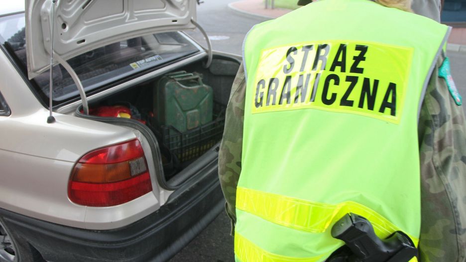 Przejście graniczne w Kuźnicy Białostockiej (zdj. archiwalne) 