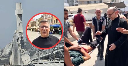 Atak Izraela na kościół w Gazie. Głos Watykanu prosto z Lublina