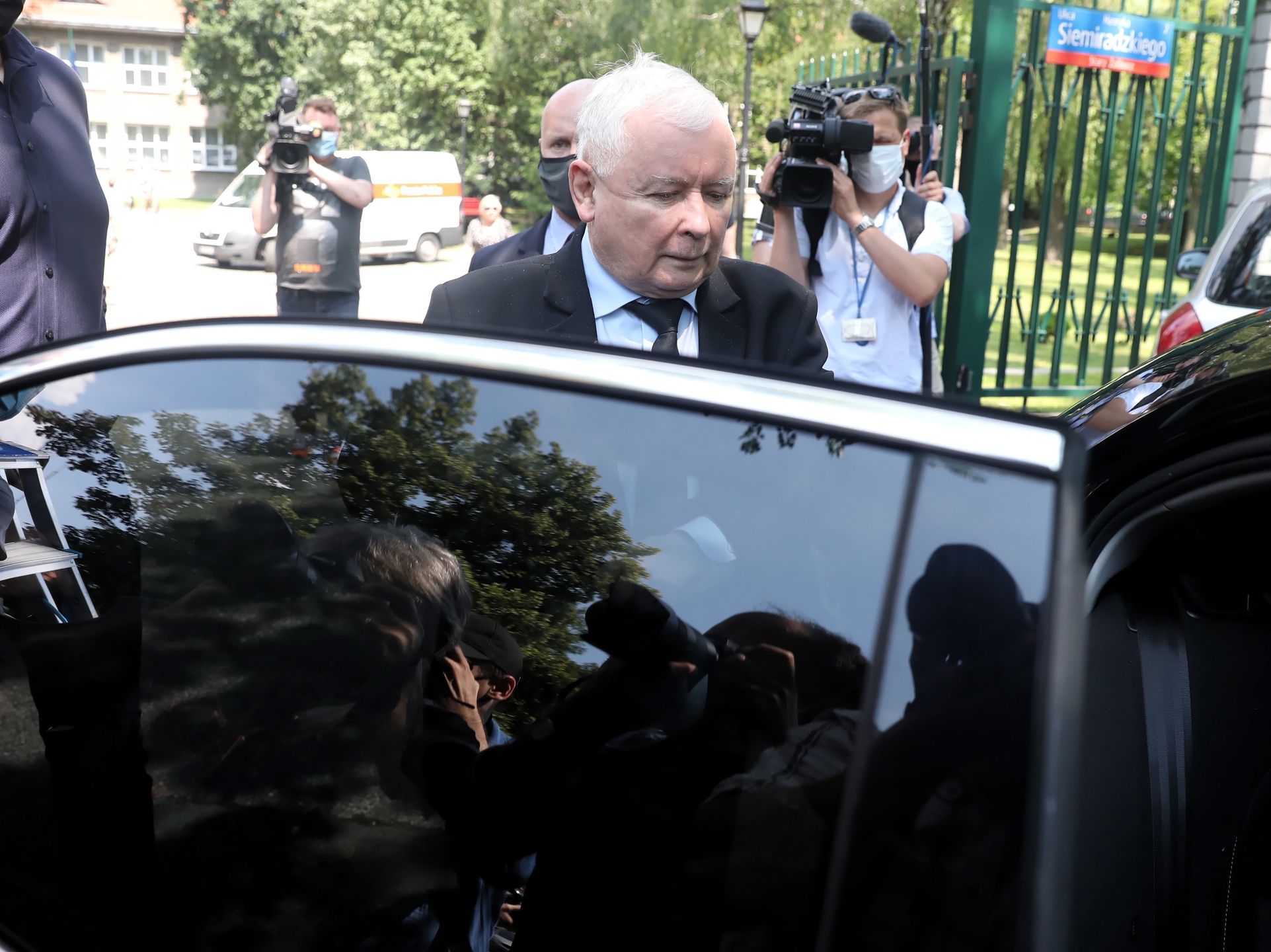 Jarosław Kaczyński miał spędzić wieczór wyborczy w sanktuarium na Jasnej Górze.