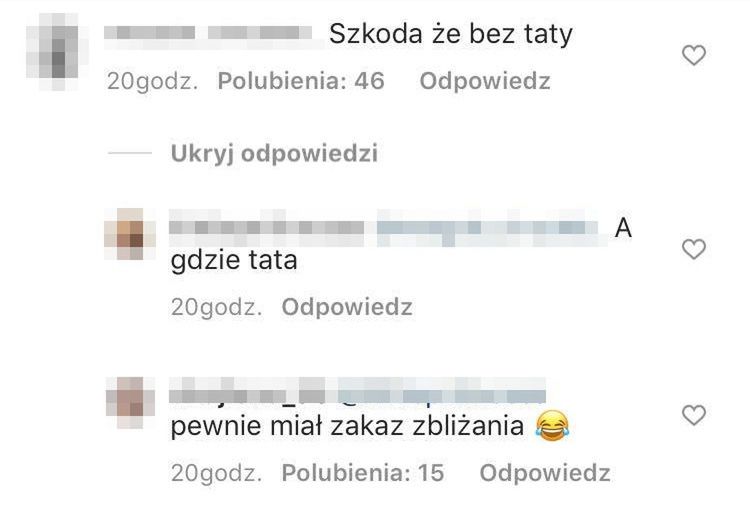 Komentarze pod zdjęciem stanika Magdaleny Narożnej