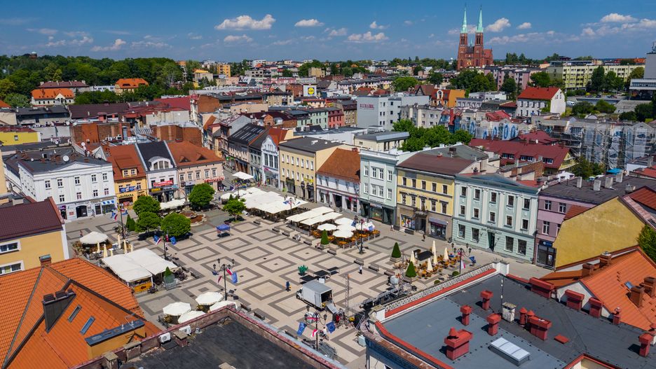 Rybnik z lotu ptaka