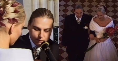 Paweł i Kasia Golcowie celebrują srebrne gody. Tak 25 lat temu wyglądał ICH ŚLUB! Bardzo się zmienili? (ZDJĘCIA)