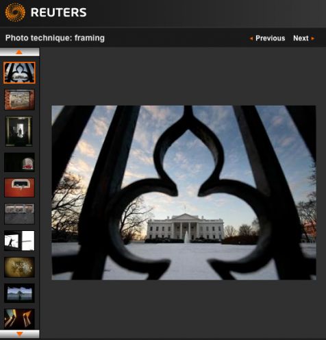 Technika naturalnych ramek okiem fotografów Reutersa