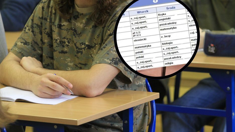 Uczniowie narzekają na plany lekcji