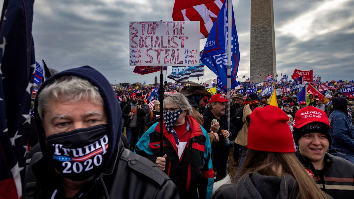 Zamieszki zwolenników Trumpa 