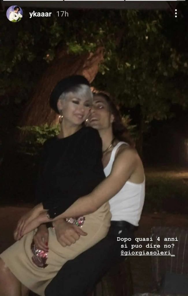 Screen z InstaStories Damiano Davida