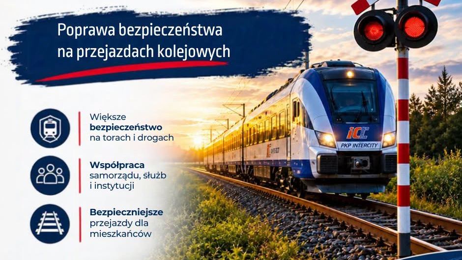 Bezpieczeństwo na przejazdach kolejowych 
