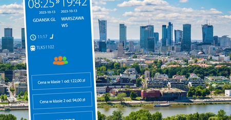Najbardziej absurdalne połączenie PKP? Z Gdańska do Warszawy w ponad 11 godzin