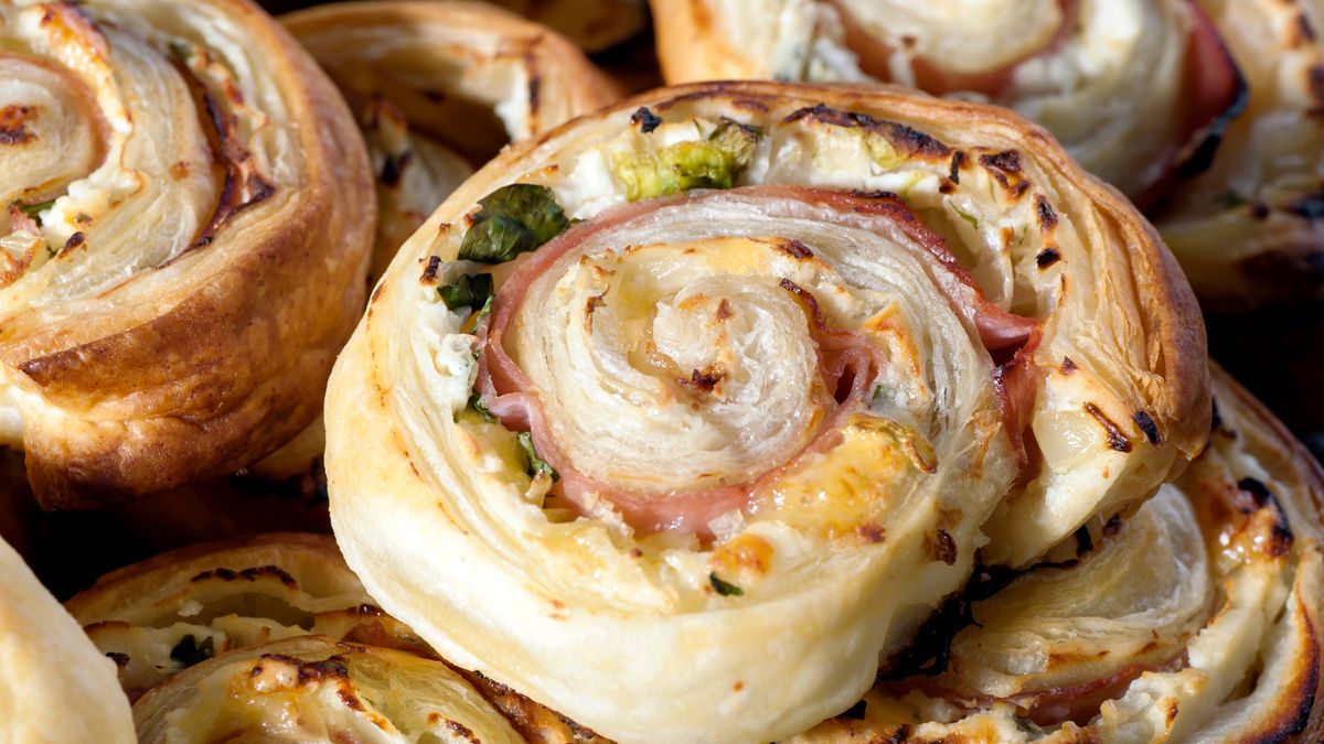 Proste ślimaki z ciasta francuskiego