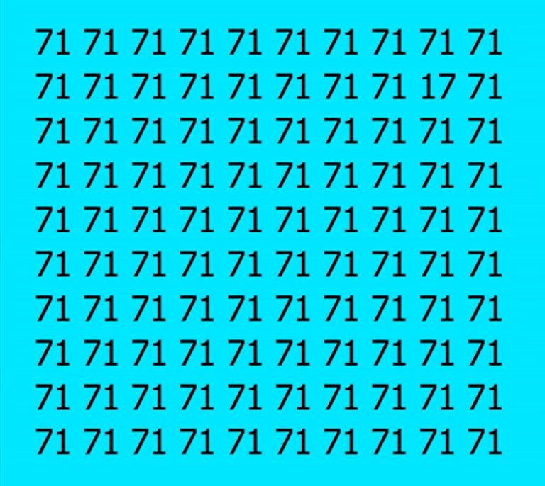 Znajdź liczbę 17, masz 10 sekund.