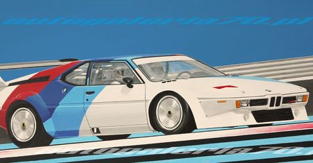 BMW M1 - niemiecki klasyk na płótnie