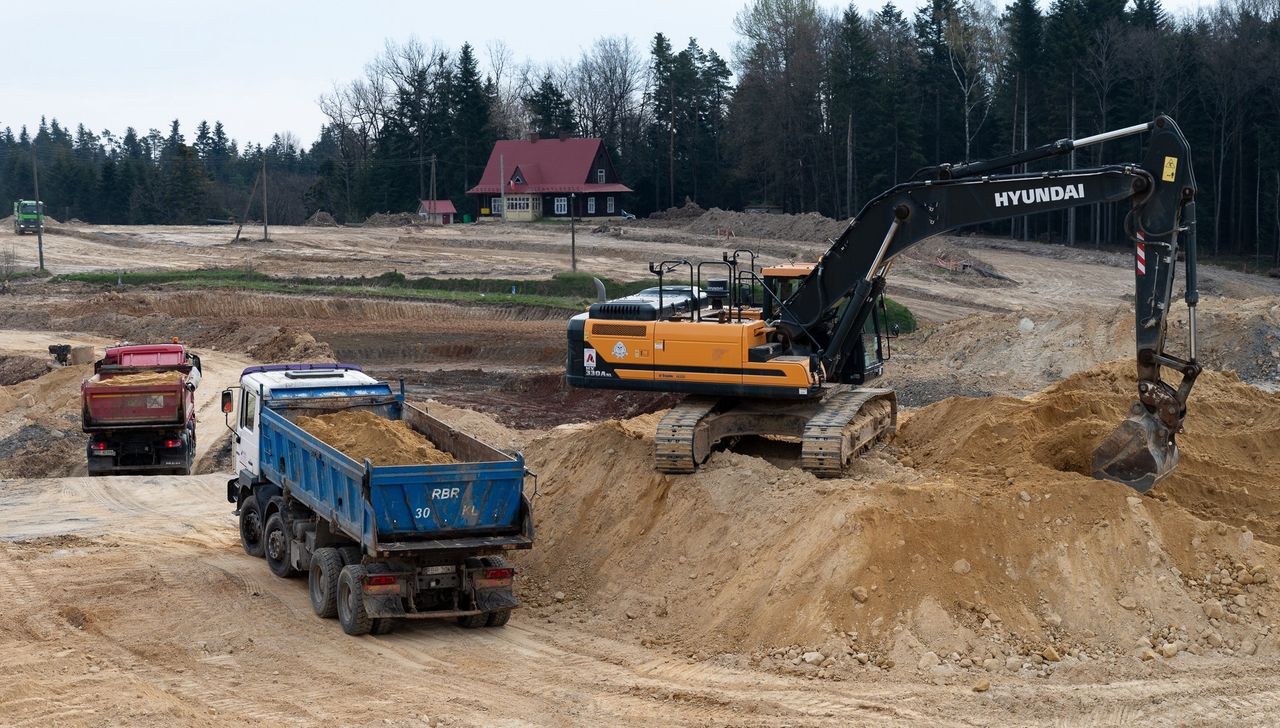 Firma porzuciła budowę drogi ekspresowej. Stanowczy ruch GDDKiA. Żąda 106 mln zł