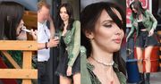 Wyrwana z przerwy na e-papierosa Marcela Leszczak pozuje z fanami i prezentuje wachlarz min (ZDJĘCIA)