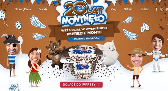 Monte z kampanią na 20-lecie