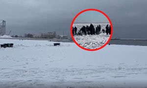 "Aż przetarłam oczy". Nieco ponad doba różnicy. Ujęcia znad Bałtyku