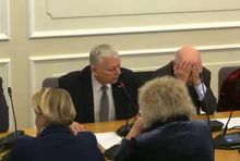 Marek Suski na posiedzeniu komisji sejmowej, 