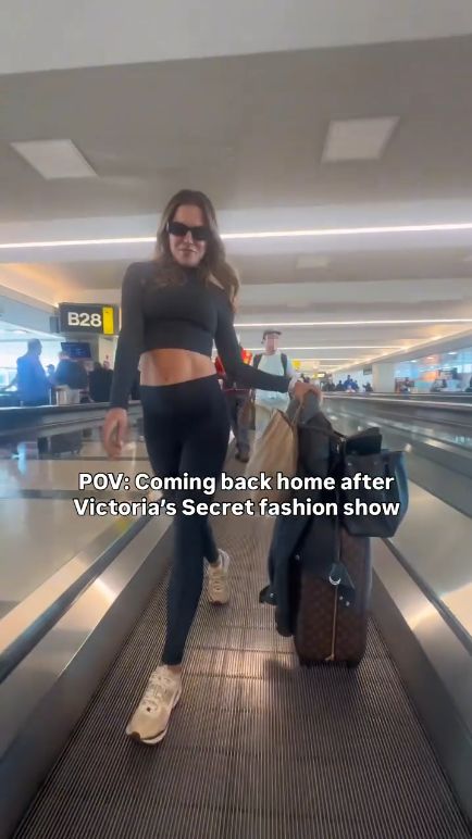 Anna Lewandowska robi show na lotnisku