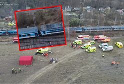 Zderzenie pociągów w Czechach. Dramatyczne nagrania