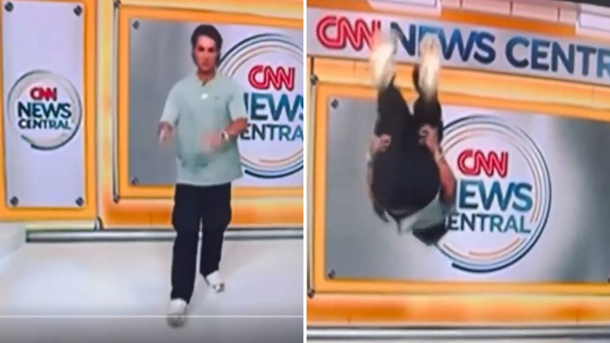 Co się wydarzyło w studio CNN?