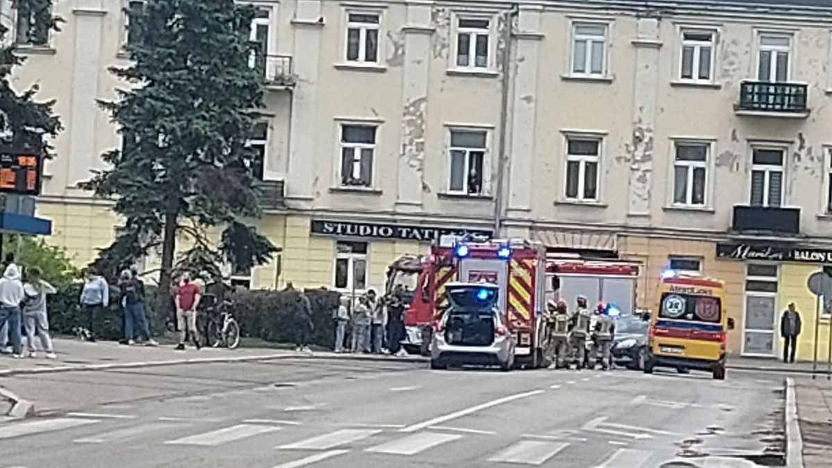 Potrącenie na Placu Wolności