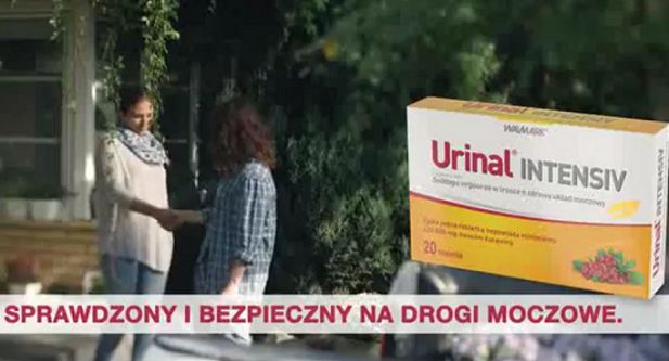 Urinal Intensiv reklamowany jako „sprawdzony i bezpieczny na drogi moczowe” (wideo)