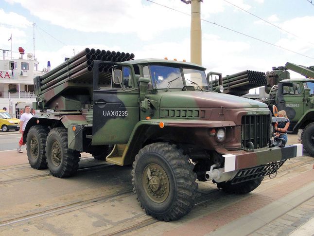Wyrzutnia rakietowa BM-21 Grad