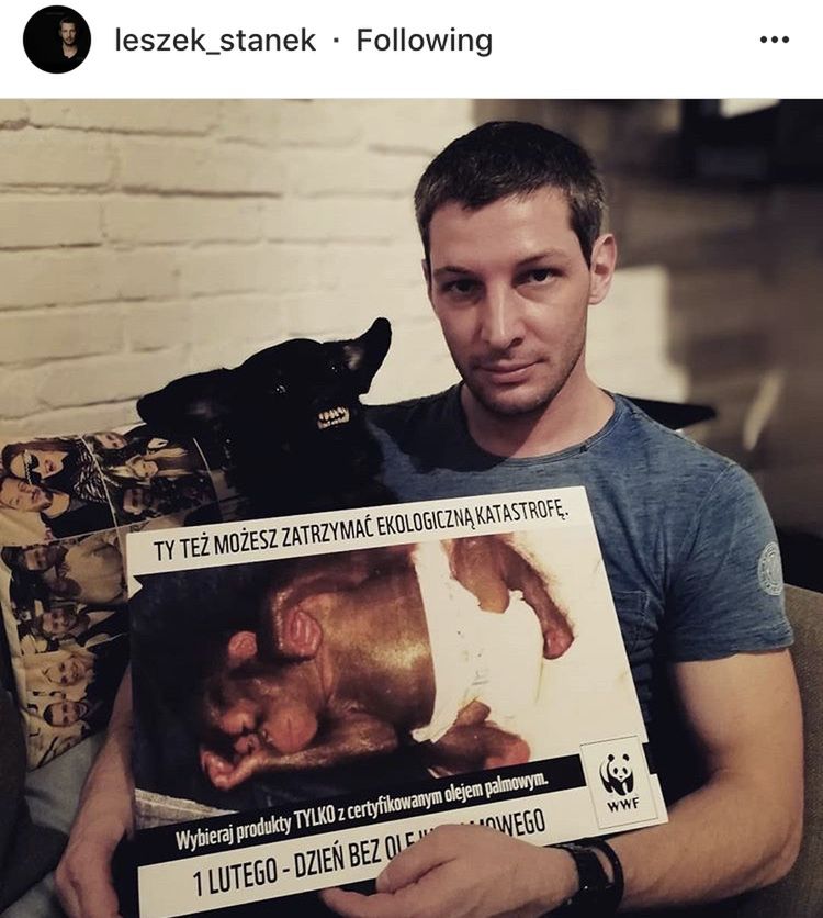 Leszek Stanek - Dzień bez oleju palmowego, akcja WWF Polska