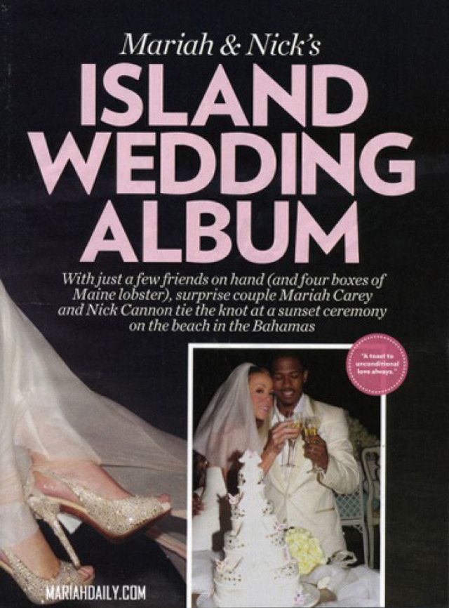 Ślubne zdjęcia Mariah i Nicka!