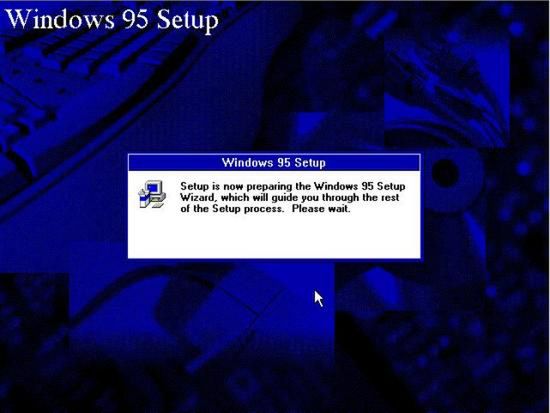 Instalator Windows 95