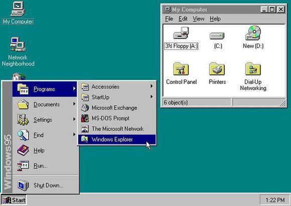 Windows 95 – czyli Windows przeznaczony pod strzechy.