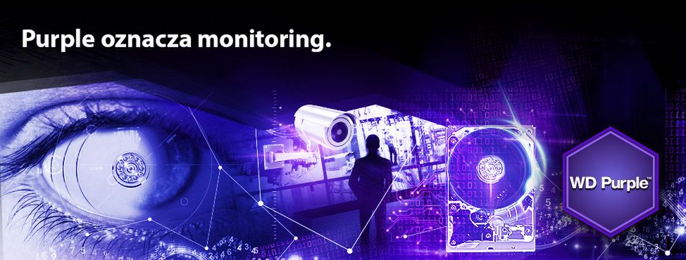 WD Purple - seria dysków do monitoringu