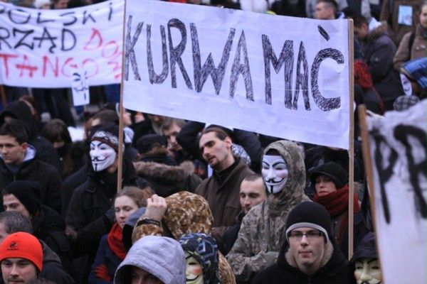 Źródło: Katowice: protest przeciwko ACTA (25.01.2012, autor: Piotr Kalsztyn)