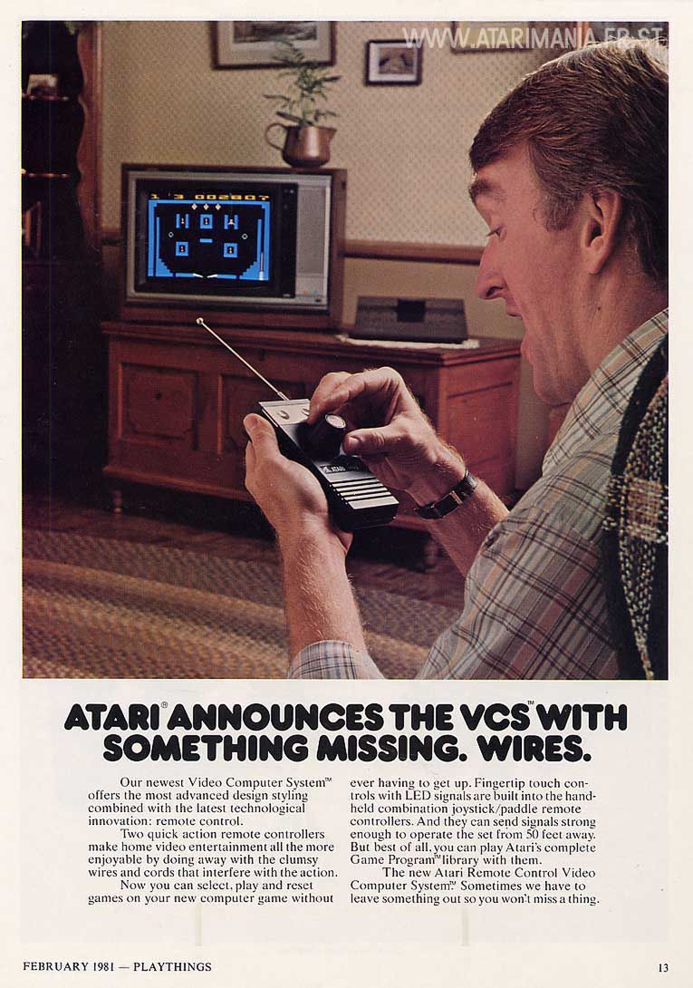 Reklama Atari 2700 jaka miała znaleźć się w prasie.