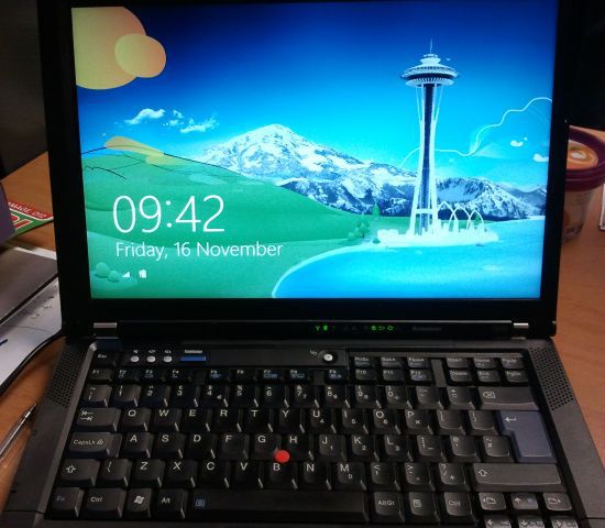 Windows 8 - ekran powitalny