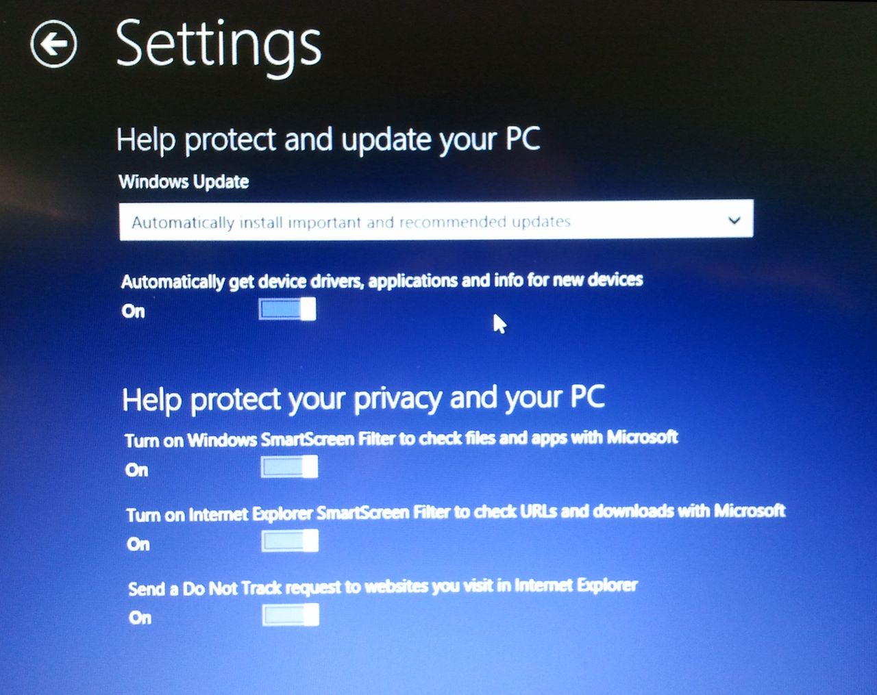 Windows 8 - ochrona