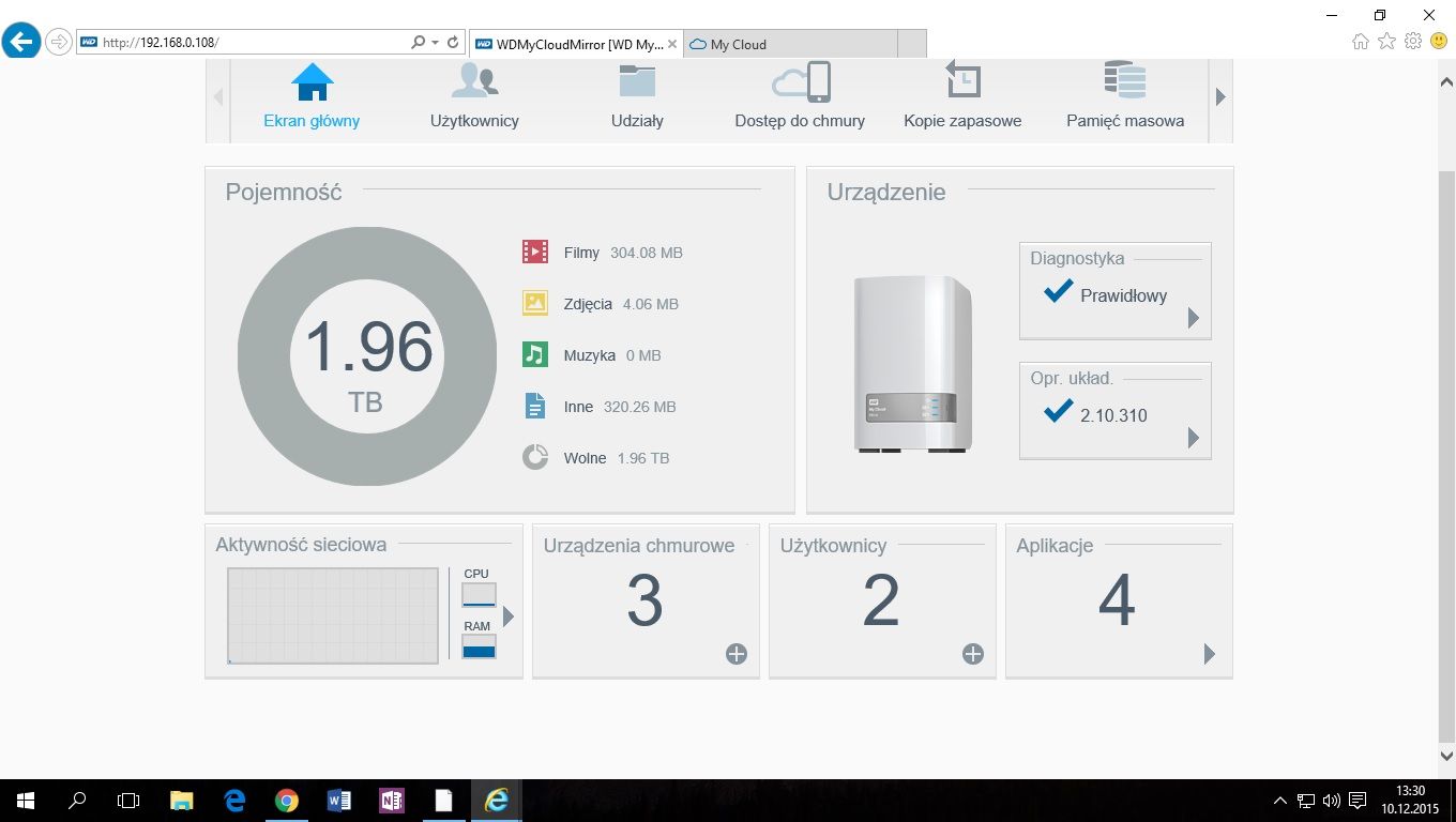 Test WD My Cloud Mirror Gen 2, dysku NAS z chmurą dla osób ceniących prywatność 7