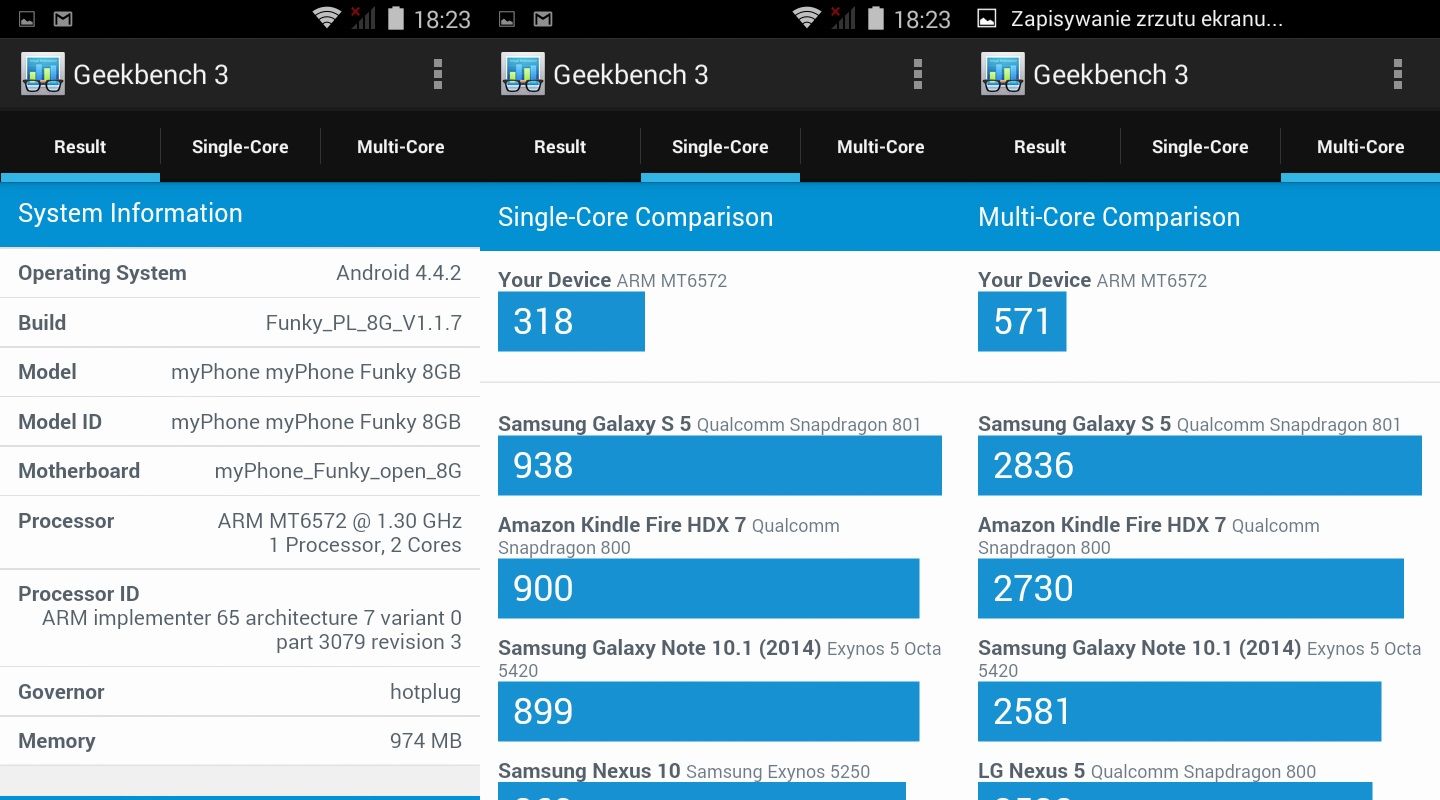 Test myPhone Funky 8 GB – płynny Android na naprawdę tanim smartfonie 6