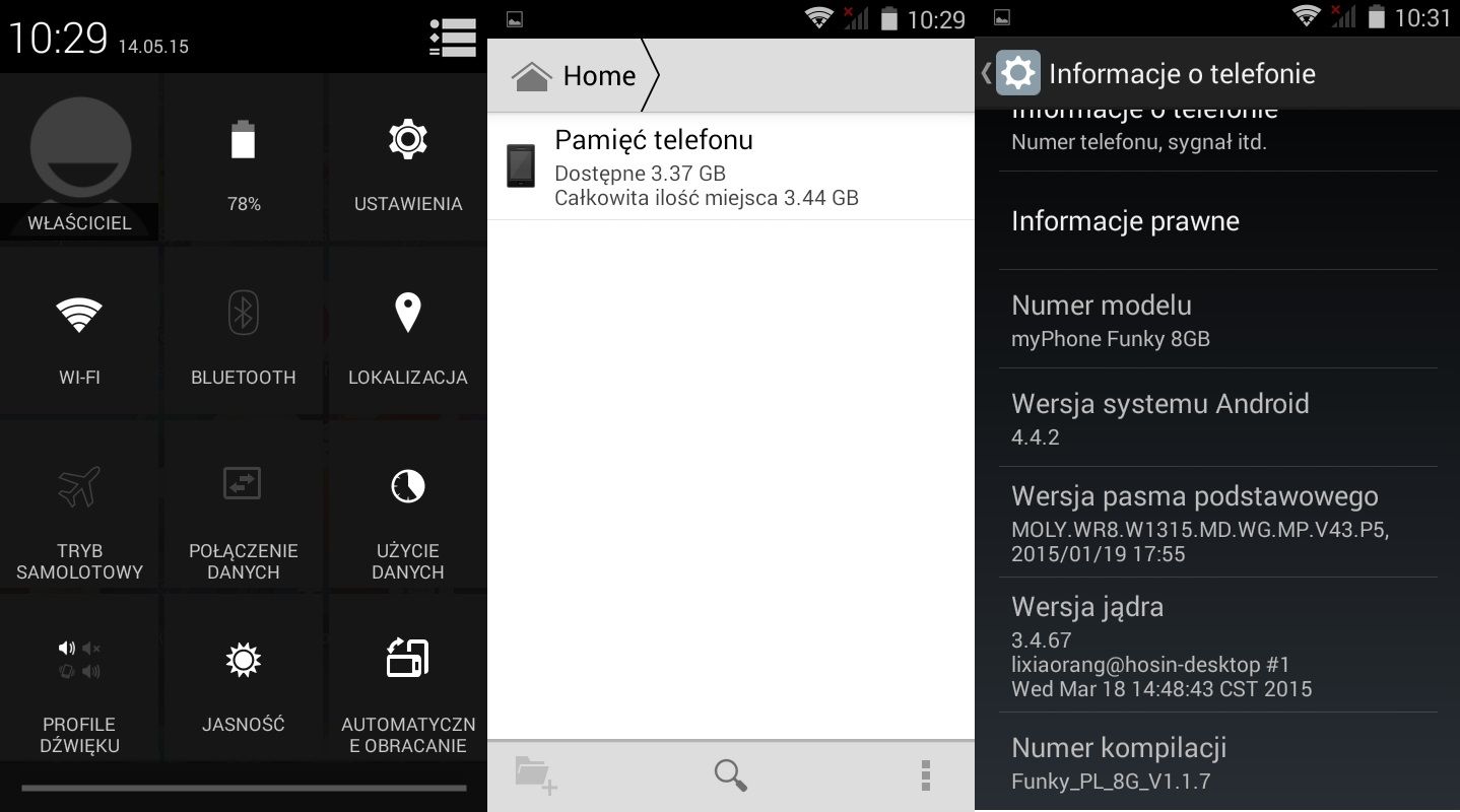Test myPhone Funky 8 GB – płynny Android na naprawdę tanim smartfonie 8
