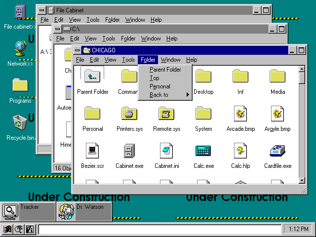 Chicago, czyli Windows 95 minus ergonomia