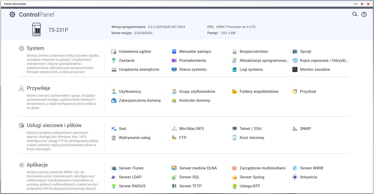 QNAP TS-231P – szybki i ładny NAS do domu, który zachwyca systemem QTS 9