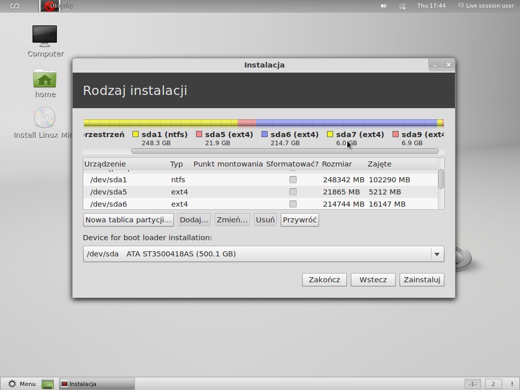  Recenzja Linux Mint 12 