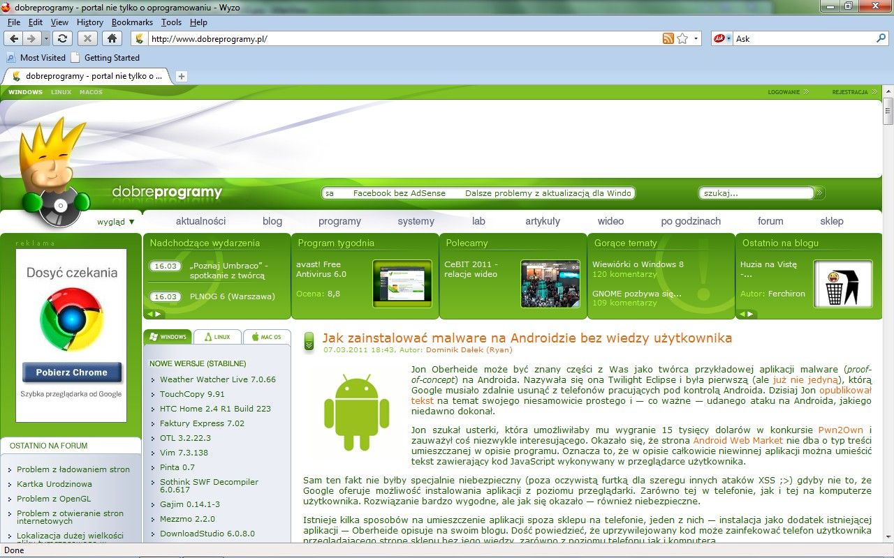 Wyzo - widok ogólny