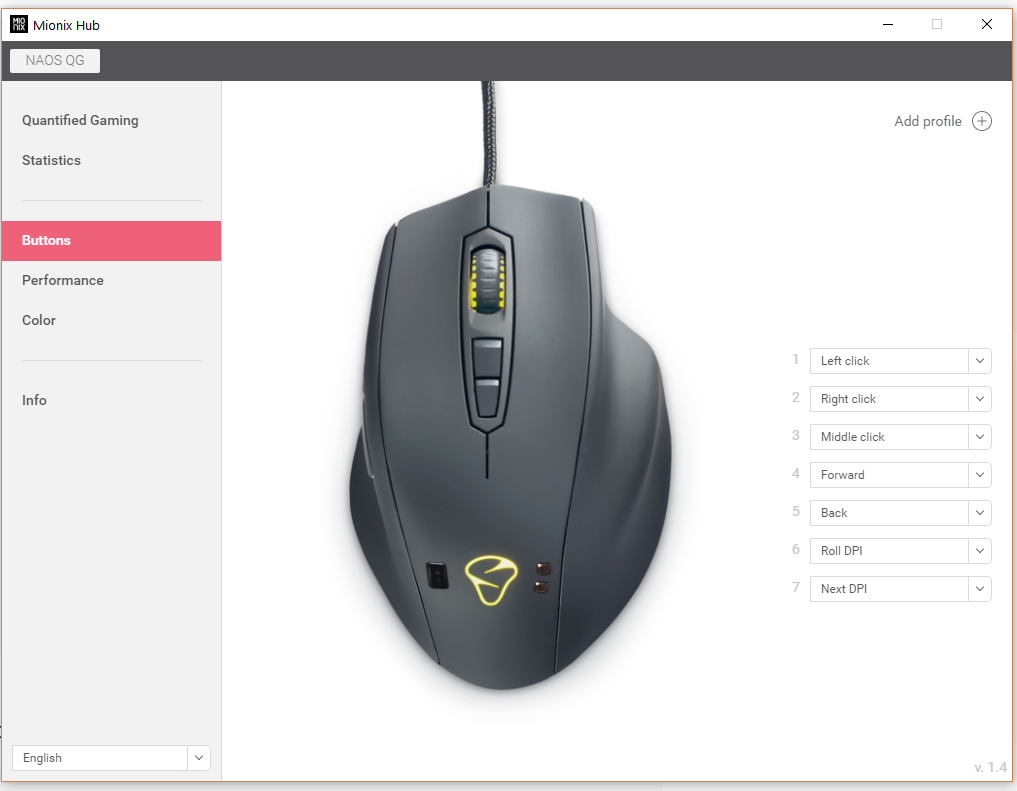 Mionix Naos QG – test myszy monitorującej szybsze bicie serca 10