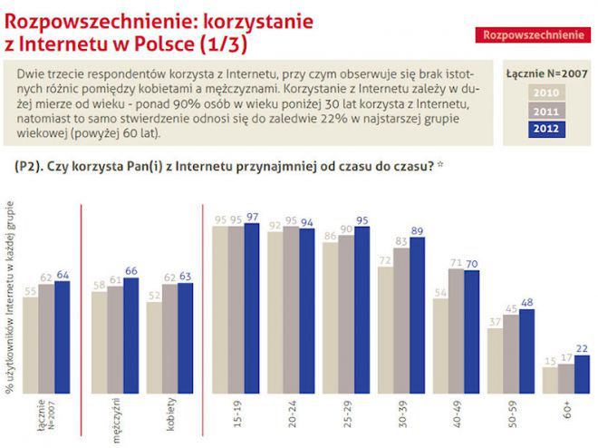 Jak Polacy korzystają z internetu - badanie
